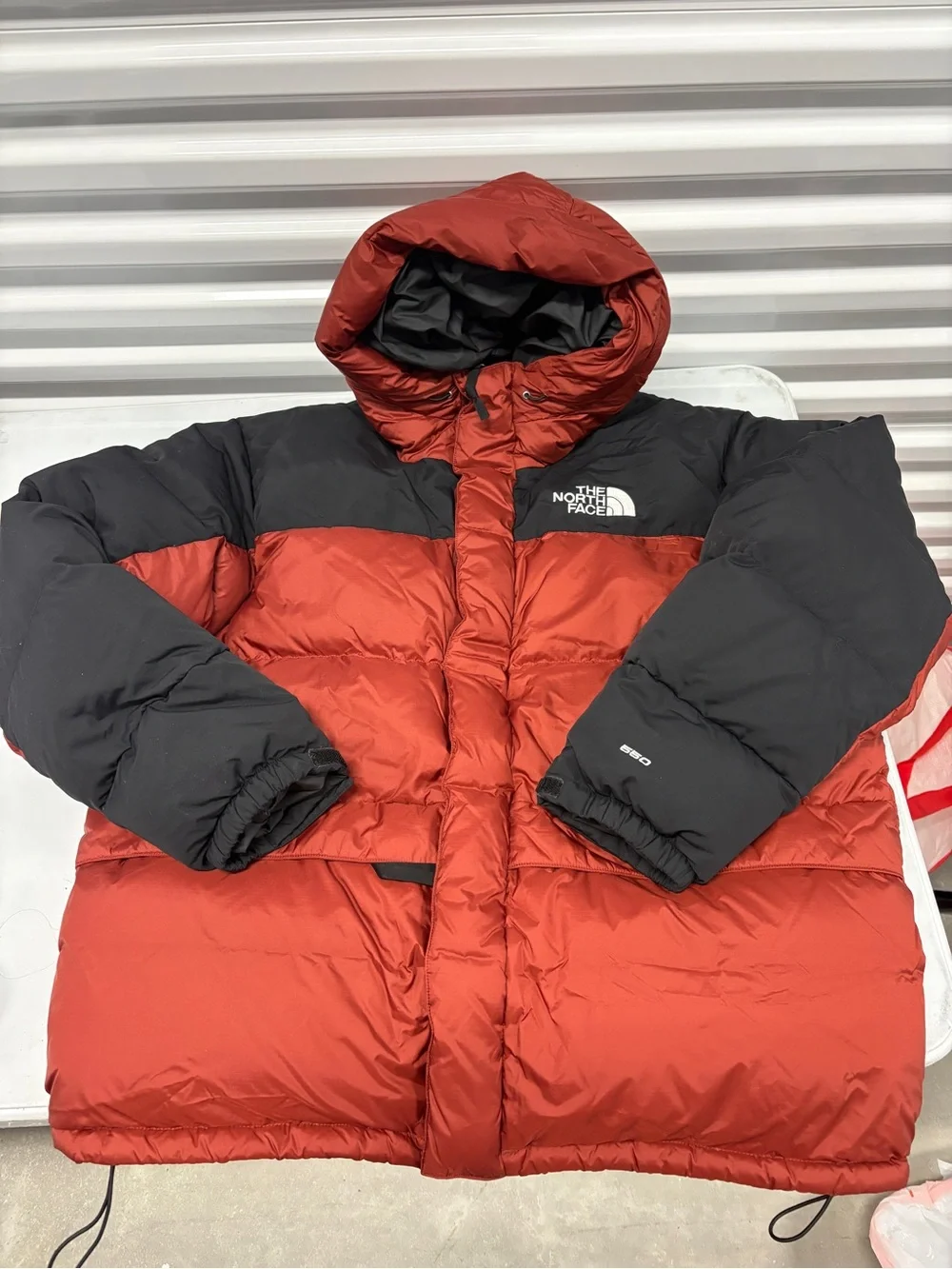 The North Face Himalayan Down Parka Brick House Red